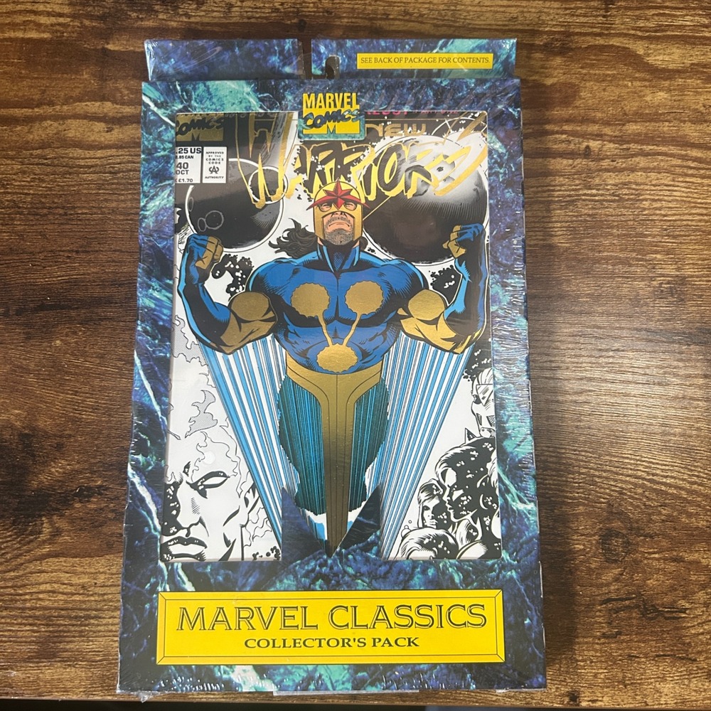 Marvel Classics Collector's Pack New Warriors 40-42 Nova 1 New Gold Foil 1993
